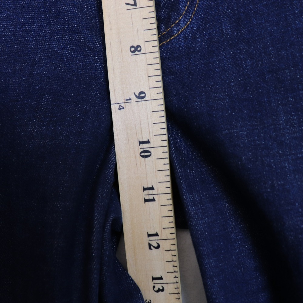 ABERCROMBIE & FITCH Dark Blue Ultra High Rise Ankle Straight Jeans 28/6s - Picture 8 of 9
